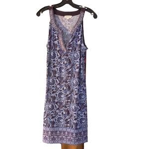 Magnolia Grace Sleeveless Shift Dress Woman’s Medium Lightweight